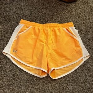 Orange Under Armour Shorts